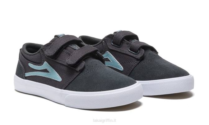 Lakai H20D129bambini grifoni camoscio antracite/nilo