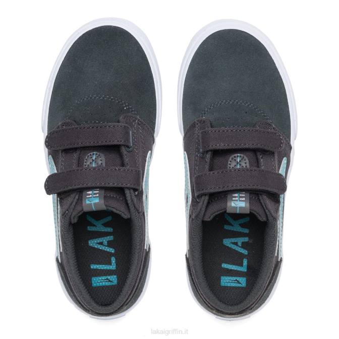 Lakai H20D129bambini grifoni camoscio antracite/nilo