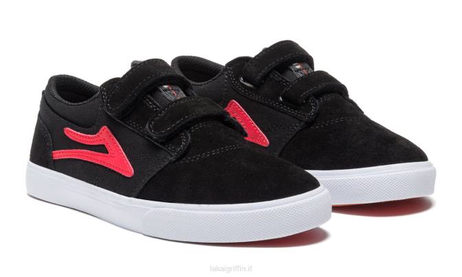 Lakai H20D169scarpe da skateboard griffin kids flame nero