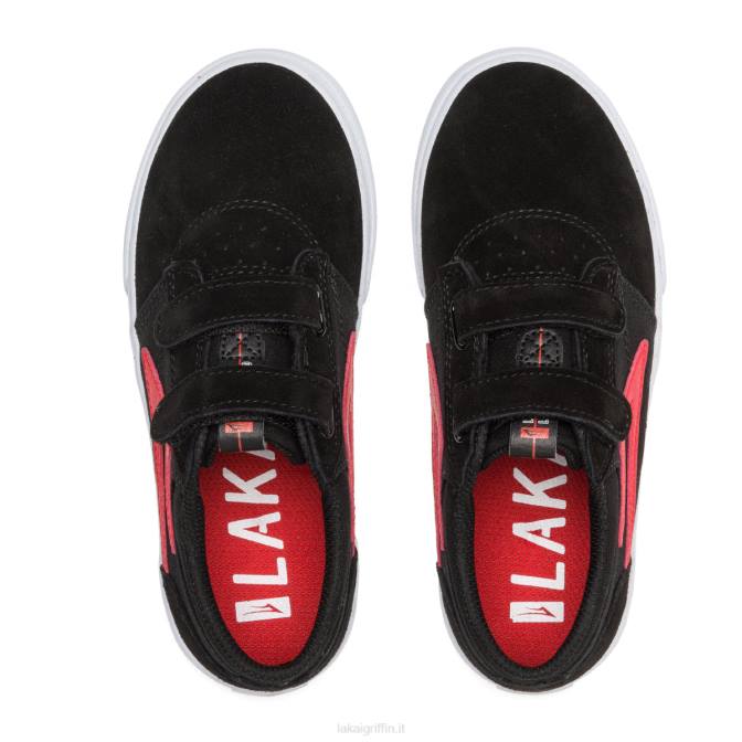 Lakai H20D169scarpe da skateboard griffin kids flame nero
