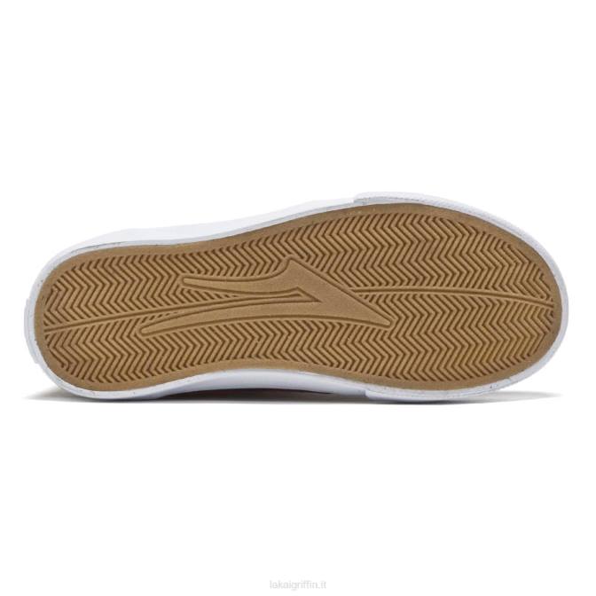 Lakai H20D171scarpe da skateboard griffin kids carbon flame grigio