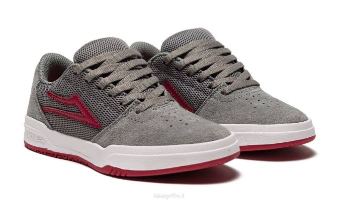 Lakai H20D182scarpe da skateboard per bambini di brighton grigio