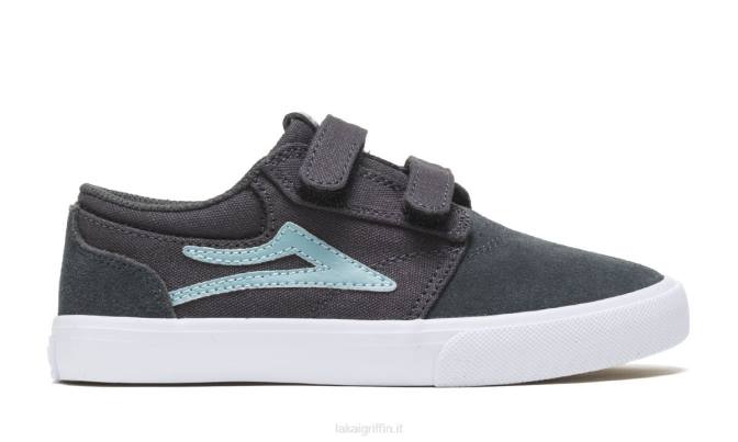 Lakai H20D217scarpe da skate per bambini griffin grigio
