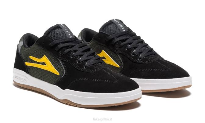Lakai H20D302scarpe da skateboard atlantiche nero