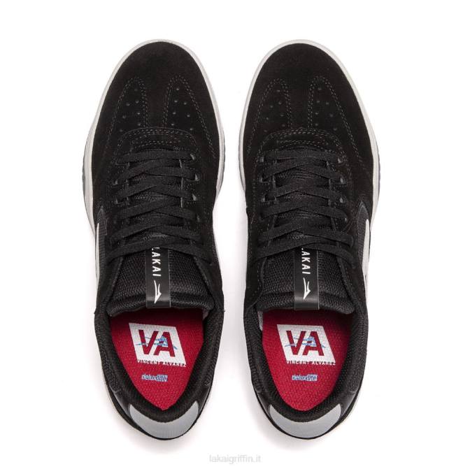 Lakai H20D78atlantico camoscio nero/grigio chiaro