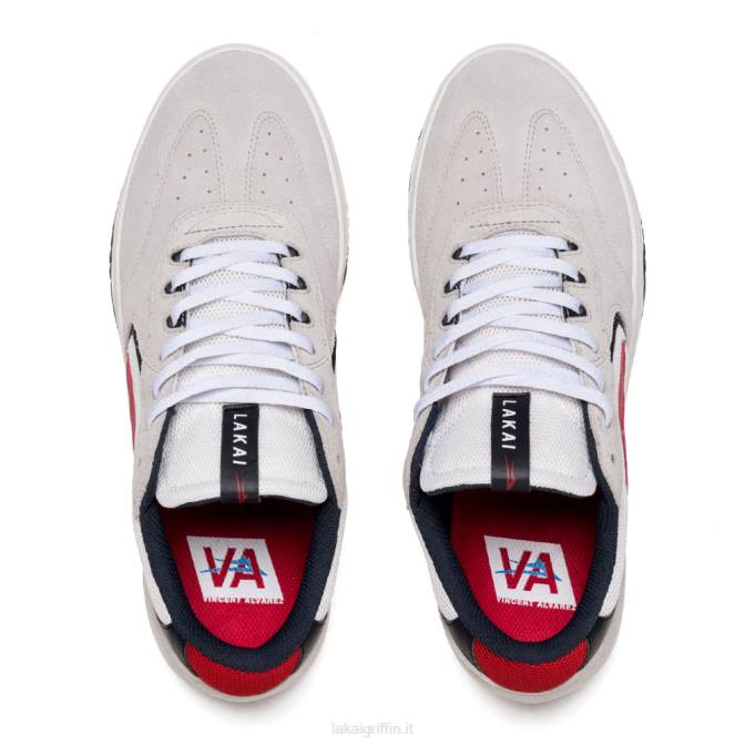 Lakai H20D81atlantico camoscio bianco/navy