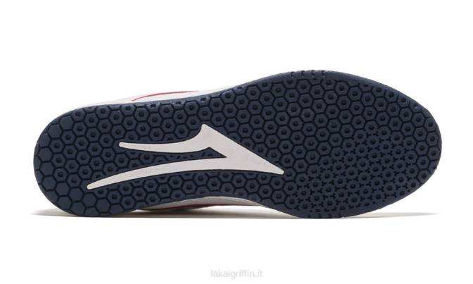 Lakai H20D81atlantico camoscio bianco/navy