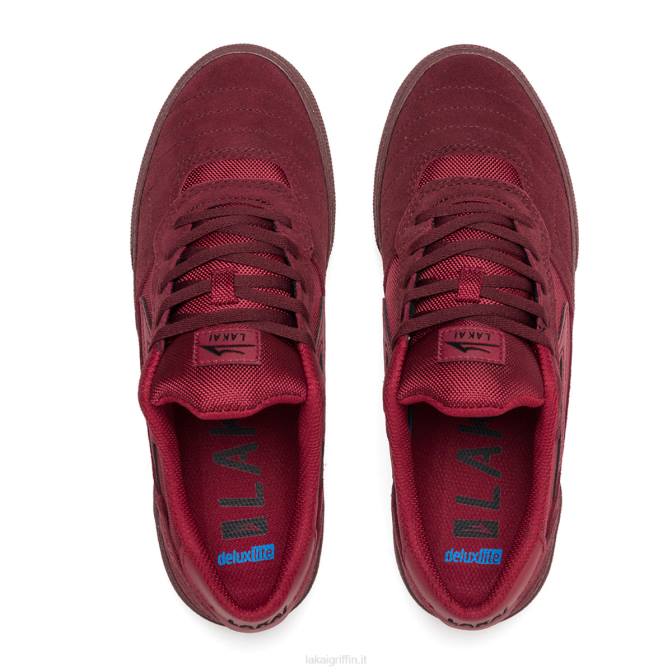 Lakai H20D205scarpe da skateboard cambridge rosso