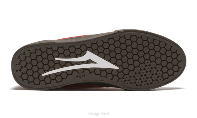 Lakai H20D65Cambridge camoscio rosso/gomma