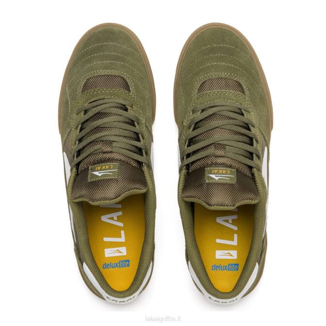 Lakai H20D71Cambridge camoscio verde oliva