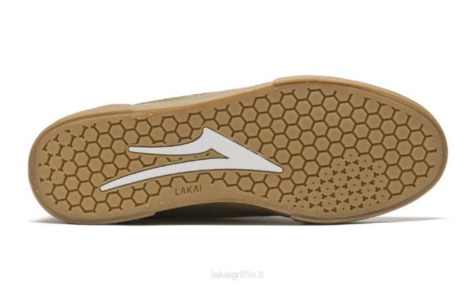 Lakai H20D71Cambridge camoscio verde oliva