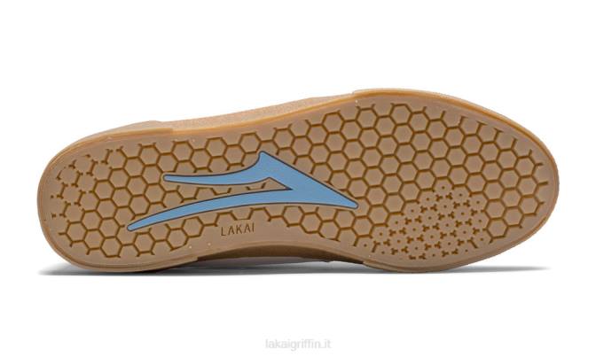 Lakai H20D75Cambridge camoscio bianco/azzurro