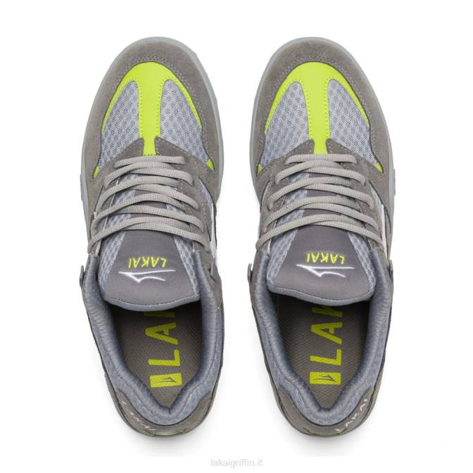 Lakai H20D113evo 2.0 xlk camoscio grigio/lime