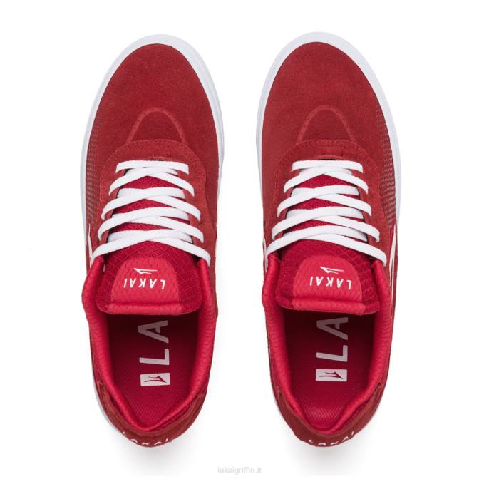 Lakai H20D209scarpe da skate essex rosso