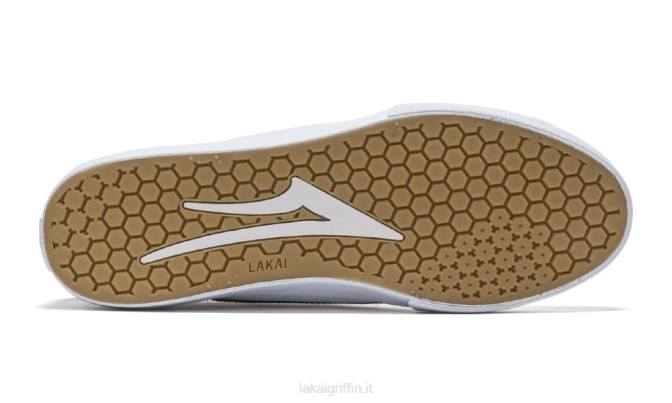 Lakai H20D103flacco 2 pelle bianca/navy