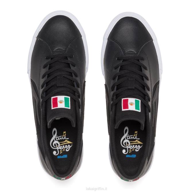 Lakai H20D107flacco 2 pelle nera