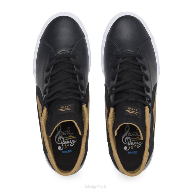 Lakai H20D32Flaco 2 metà pelle nera/tabacco