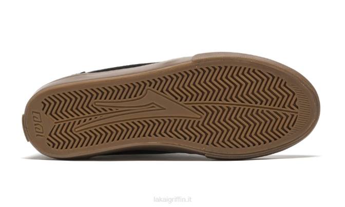 Lakai H20D11grifone camoscio nero/gomma