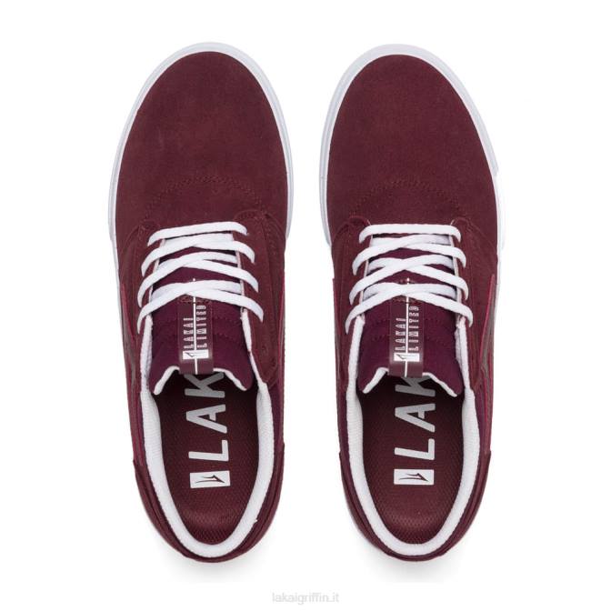 Lakai H20D13grifone camoscio bordeaux