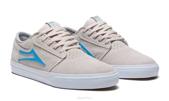 Lakai H20D219scarpe da skateboard Griffin bianco