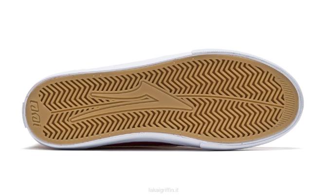 Lakai H20D224scarpe da skateboard Griffin rosso