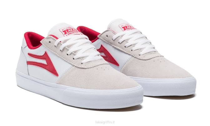 Lakai H20D298scarpe da skateboard manchester bianco