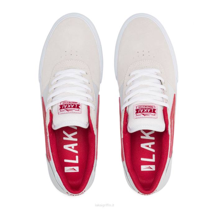Lakai H20D298scarpe da skateboard manchester bianco