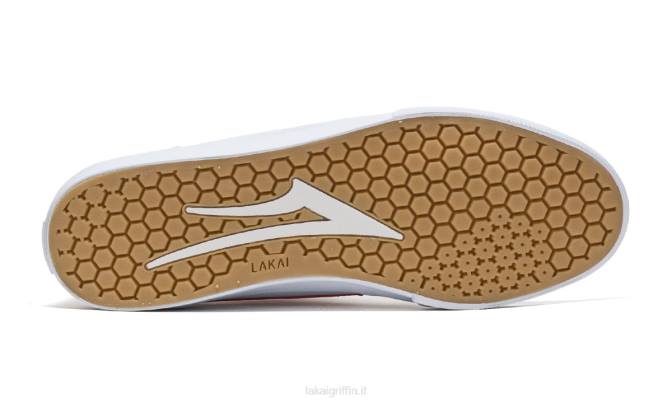 Lakai H20D298scarpe da skateboard manchester bianco