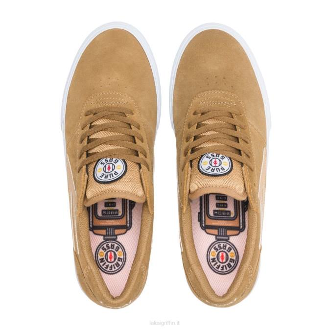 Lakai H20D320scarpe da skateboard griffin gass manchester noce marrone