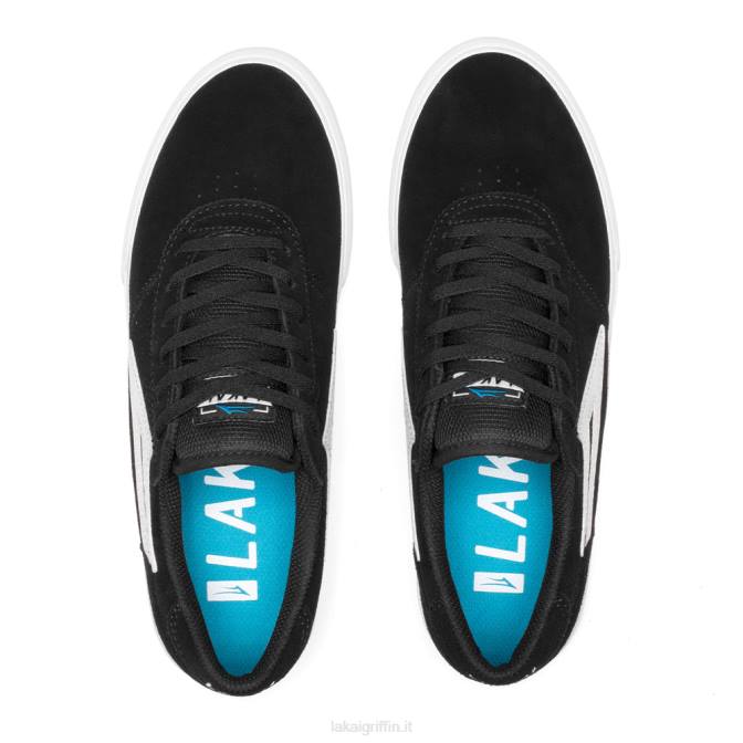 Lakai H20D88Manchester camoscio nero