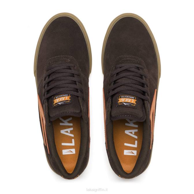 Lakai H20D91Manchester camoscio cioccolato/gomma