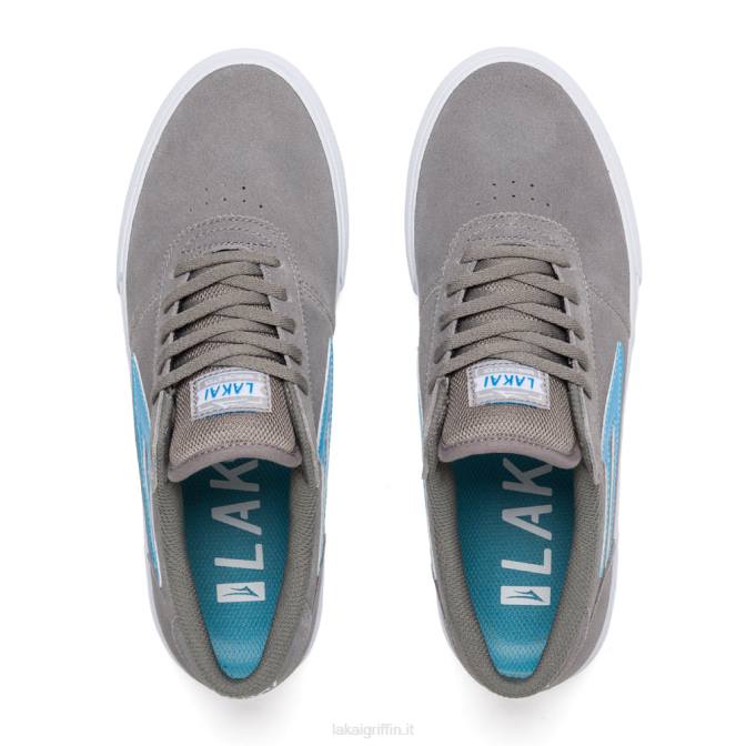 Lakai H20D95Manchester camoscio grigio/ottanio
