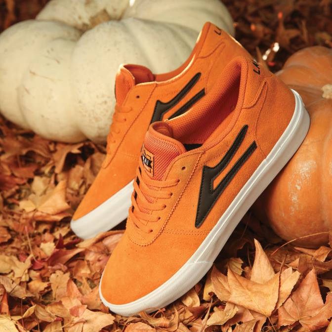 Lakai H20D96Manchester camoscio arancione/nero