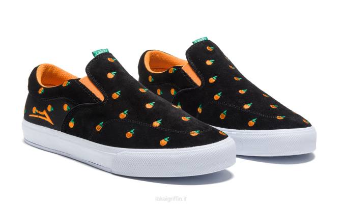 Lakai H20D259larry june owen vlk scarpe da skateboard nero