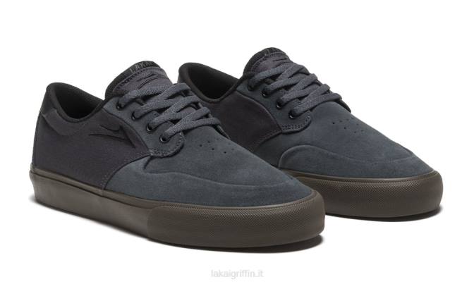 Lakai H20D23riley 3 pelle scamosciata antracite/gomma
