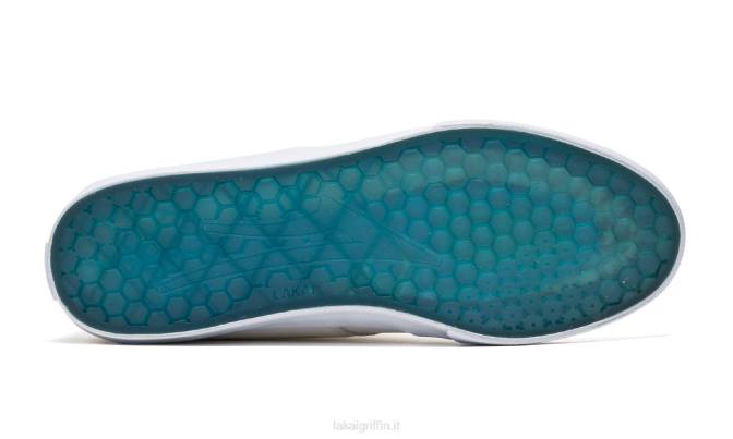 Lakai H20D251Riley 3 scarpe da skateboard in pelle bianco