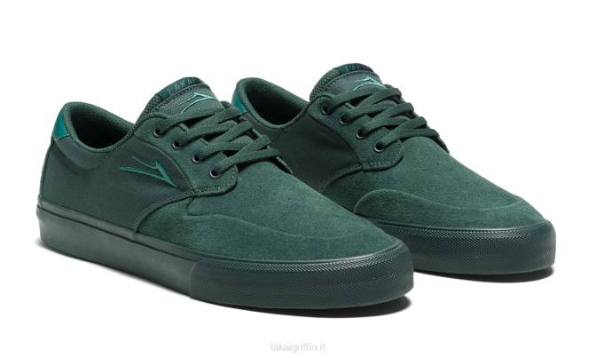 Lakai H20D252scarpe da skateboard riley 3 pine verde