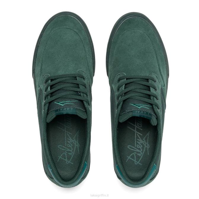 Lakai H20D252scarpe da skateboard riley 3 pine verde