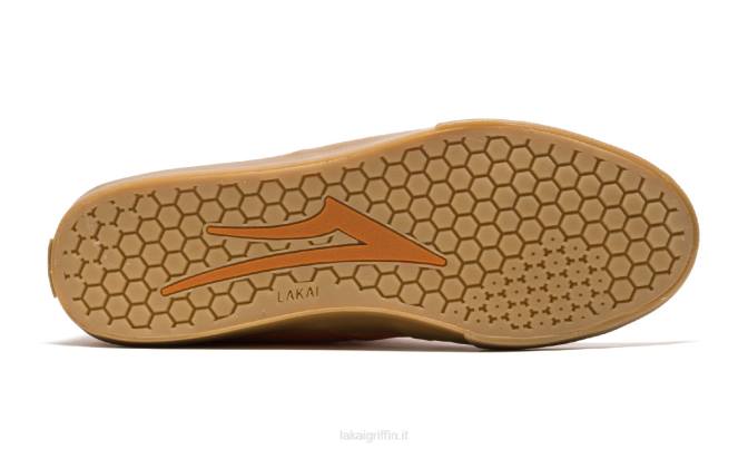 Lakai H20D254Riley 3 scarpe da skateboard bruciate arancia