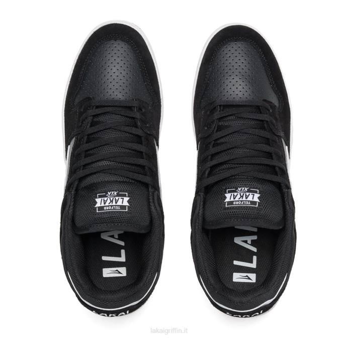 Lakai H20D42telford basso camoscio nero/bianco