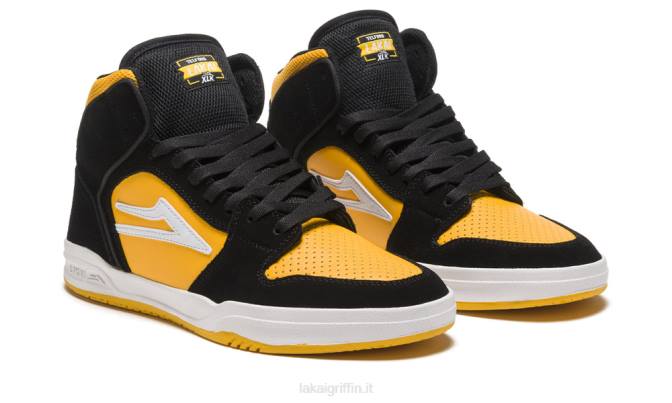 Lakai H20D57telford scamosciato nero/giallo