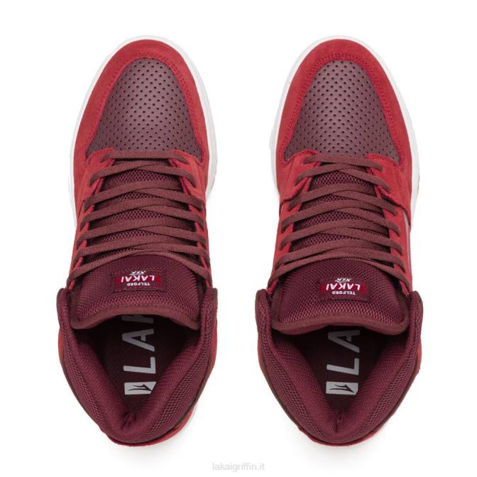 Lakai H20D59telford camoscio bordeaux