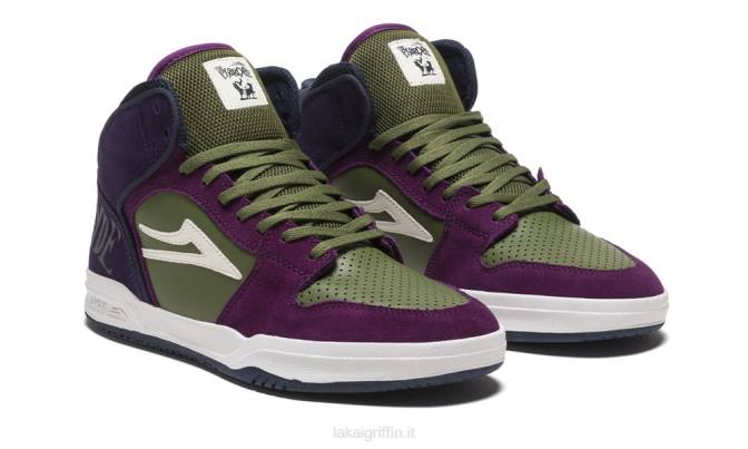 Lakai H20D60telford camoscio uva/oliva