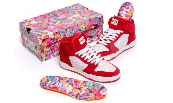 Lakai H20D61telford camoscio uv rosso/bianco