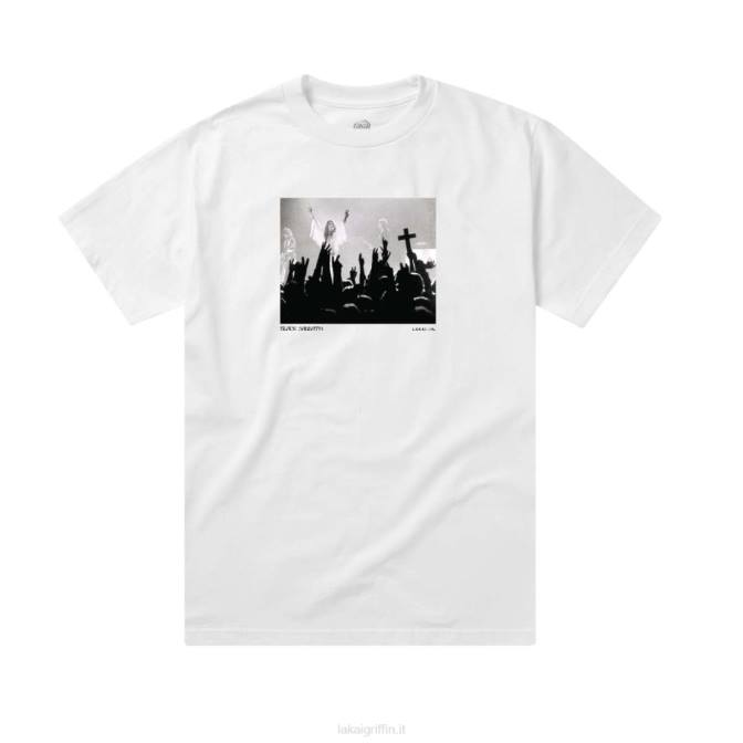 Lakai H20D342t-shirt con foto del tour del sabato bianco