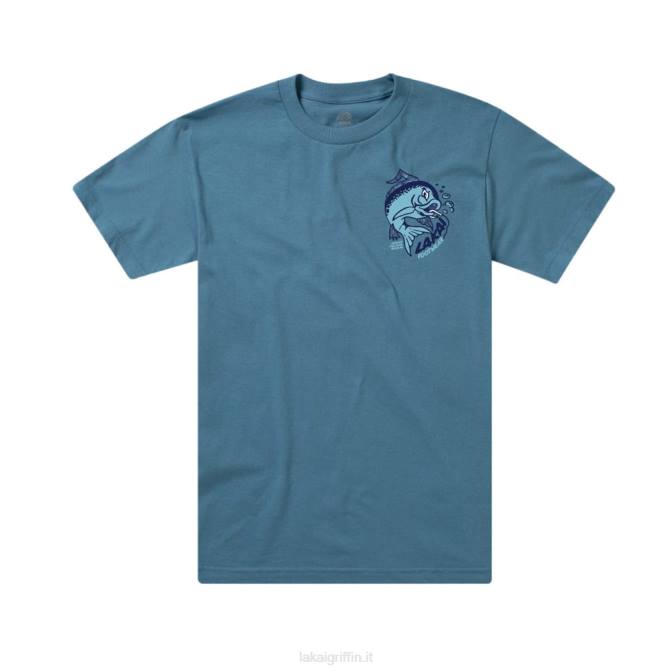 Lakai H20D141felpa con cappuccio pullover letterman verde alpino